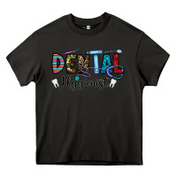 Asphalt dental hygienist Heavy Core Tee - CowhideDigitalArt