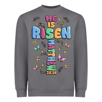 Storm he is risen cross Heavyweight Sweatshirt - MaliasSmallBusiness