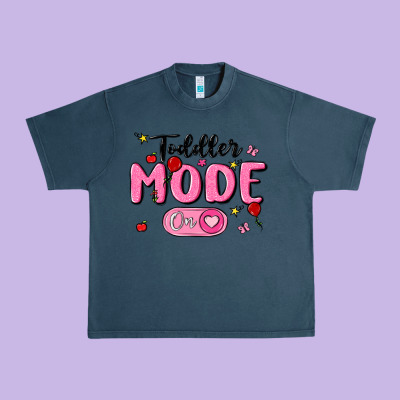 Toddler Mode On Urban Heavy Tee Designed By Maliassmallbusiness