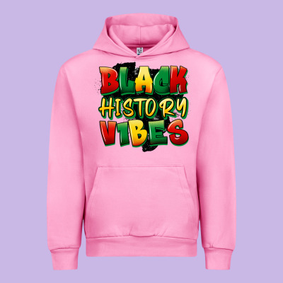 Black History Vibes Urban Hoodie Designed By Fadigitalartstudio