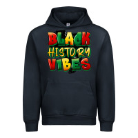 Navy black history vibes Urban Hoodie - FaDigitalArtStudio