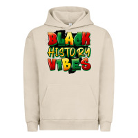 Pigment French Oak black history vibes Urban Hoodie - FaDigitalArtStudio