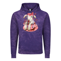 Cloud Purple valentines day lamb Vintage Hoodie - Jasminsmagicworld