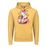 Vintage Mustard valentines day lamb Vintage Hoodie - Jasminsmagicworld