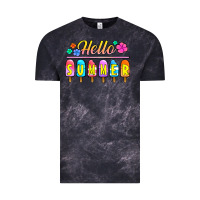 Cloud Black hello summer popsicles Vintage Tee - Jasminsmagicworld