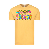 Vintage Mustard hello summer popsicles Vintage Tee - Jasminsmagicworld
