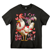 Asphalt i see you chicken me out Heavy Core Tee - RacoonDesign