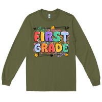 Army Green first grade Long Sleeve Tee - MaliasSmallBusiness