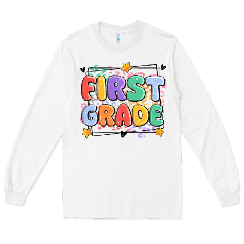 First Grade Long Sleeve Tee by MaliasSmallBusiness | Teevron