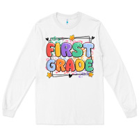 White first grade Long Sleeve Tee - MaliasSmallBusiness