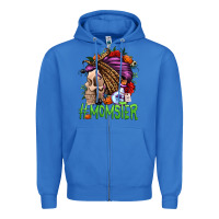 True Royal momster halloween momlife Zipper Hoodie - Jasminsmagicworld
