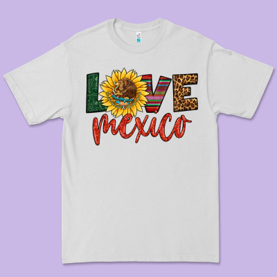 Love Mexico Premium Tee Designed By Hra Design Shop