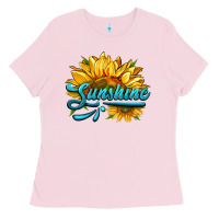 Bubblegum Pink sunshine Ladies Tee - HRA Design Shop