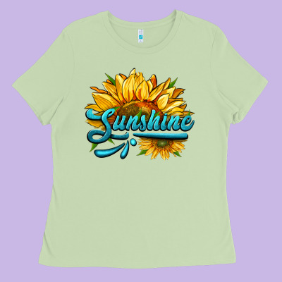 Sunshine Ladies Tee Designed By Hra Design Shop