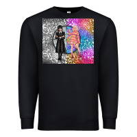 Black gothic girl and colorful girl best friends Premium Sweatshirt - TumblerDesignByShophia