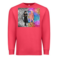 Cardinal gothic girl and colorful girl best friends Premium Sweatshirt - TumblerDesignByShophia