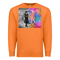 Carrot gothic girl and colorful girl best friends Premium Sweatshirt - TumblerDesignByShophia