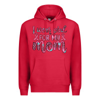 Cardinal i wear pink for my mom Premium Hoodie - JahusDesignShop