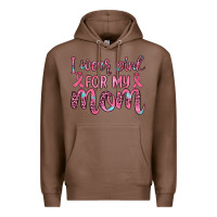 Chestnut i wear pink for my mom Premium Hoodie - JahusDesignShop