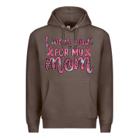 Coffee i wear pink for my mom Premium Hoodie - JahusDesignShop