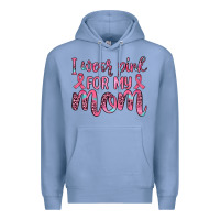 Colony Blue i wear pink for my mom Premium Hoodie - JahusDesignShop