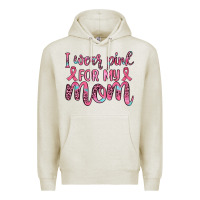 Oatmeal Heather i wear pink for my mom Premium Hoodie - JahusDesignShop