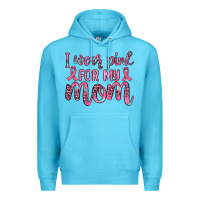 Ocean Blue i wear pink for my mom Premium Hoodie - JahusDesignShop
