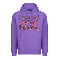 Purple i wear pink for my mom Premium Hoodie - JahusDesignShop