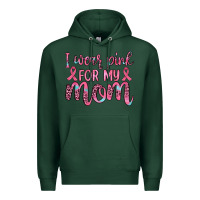 Sports Green i wear pink for my mom Premium Hoodie - JahusDesignShop