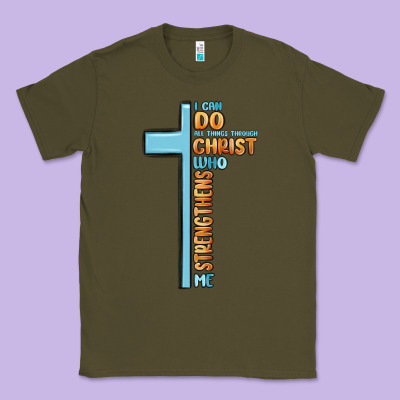I Can Do All Things Through Christ Who Strengthens Classic Tee Designed By Maliassmallbusiness