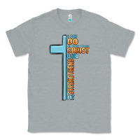 Heather Grey i can do all things through christ who strengthens Classic Tee - MaliasSmallBusiness