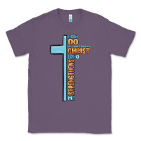 Lavender i can do all things through christ who strengthens Classic Tee - MaliasSmallBusiness