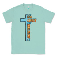 Seafoam i can do all things through christ who strengthens Classic Tee - MaliasSmallBusiness