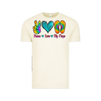 Vintage Arctic peace love flips flops Vintage Tee - Jasminsmagicworld