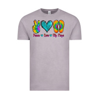 Peace Love Flips Flops Vintage Tee | Teevron