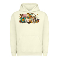 Pigment Pistachio Cows And Coffee Urban Hoodie - FaDigitalArtStudio