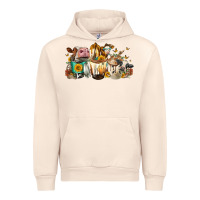 Sandshell Cows And Coffee Urban Hoodie - FaDigitalArtStudio