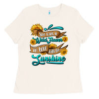 Bone she was a wild flower in love with the sunshine Ladies Tee - HRA Design Shop