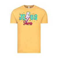 Vintage Mustard jesus saves Vintage Tee - JahusDesignShop