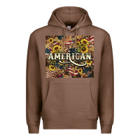 Chestnut American tumbler 4th of july Premium Hoodie - HowdyJamesFarm