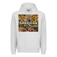 Dove Grey American tumbler 4th of july Premium Hoodie - HowdyJamesFarm