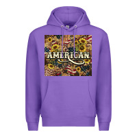 Purple American tumbler 4th of july Premium Hoodie - HowdyJamesFarm