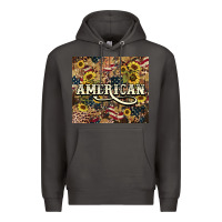 Smoke American tumbler 4th of july Premium Hoodie - HowdyJamesFarm