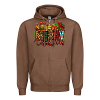 Chestnut merry Christmas Zipper Hoodie - Jasminsmagicworld