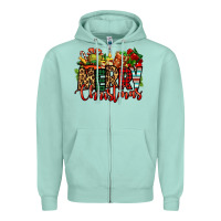 Seafoam merry Christmas Zipper Hoodie - Jasminsmagicworld