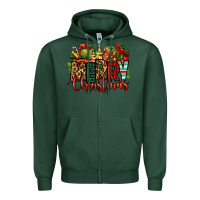 Sports Green merry Christmas Zipper Hoodie - Jasminsmagicworld