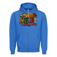 True Royal merry Christmas Zipper Hoodie - Jasminsmagicworld