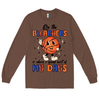 Chestnut on the bleachers is where i spend most of my days Long Sleeve Tee - MaliasSmallBusiness