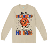 Mushroom on the bleachers is where i spend most of my days Long Sleeve Tee - MaliasSmallBusiness