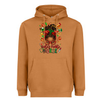 Meerkat santa's favorite nurse afro messy bun Heavyweight Hoodie - texasbilliewilder